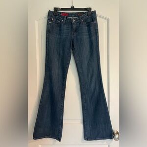 AG Adriano Goldschmied Dark Blue Flare Jeans